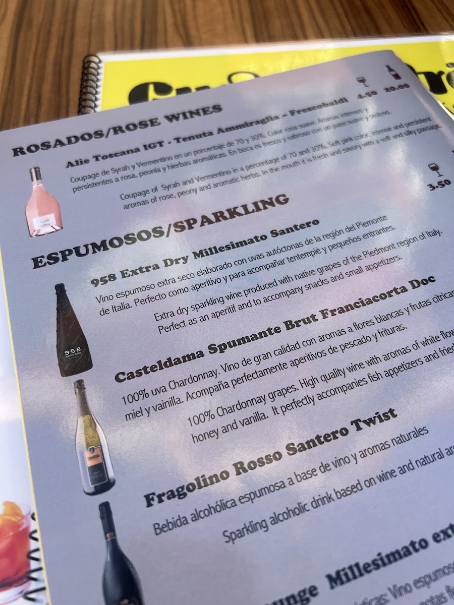 Pincho J Menu - Image 1